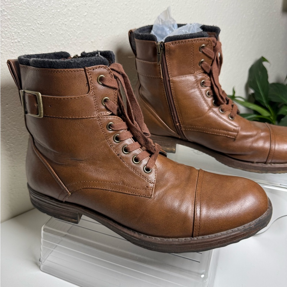 Others Follow Tan Leather Men's Boots - Picture 2 of 7